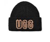 2楼UGG时尚舒适纯色LOGO粗罗纹毛线针织帽 吊牌价499 商品缩略图0