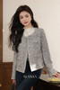 鹿向南「米莲栗绒」法式小香风灰色短外套女秋小个子气质显瘦上衣 商品缩略图5