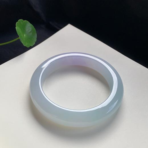 高货春带彩翡翠手镯 传家宝温润圆满中式翡翠手镯49625031808H（一口价） 商品图2