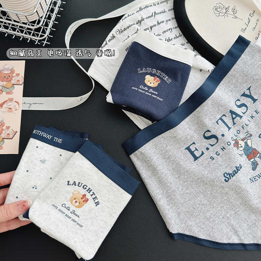 英伦小熊内裤女款亲肤柔软三角裤纪念日百货门店同款165801842 商品图3