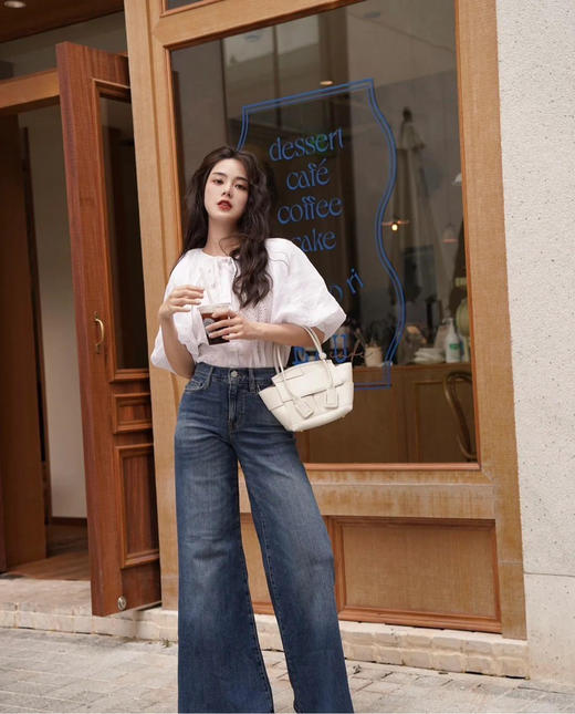 BV Arco 奶白色 编织 牛皮 mini 手提包 商品图1