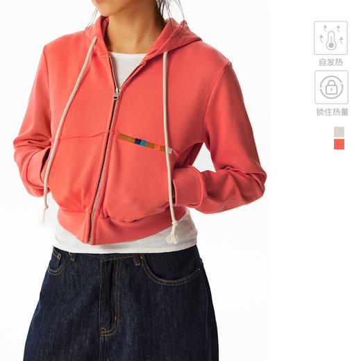 CryingCenter 正肩短款连帽开衫卫衣外套 哭喊中心 商品图0