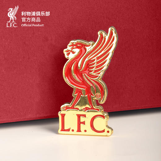 【官方正版】利物浦俱乐部 | 红金利物鸟胸针设计感徽章配饰 商品图3