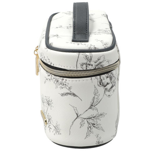  便携护肤品化妆品收纳包洗漱洗浴包黑白花纹 商品图4