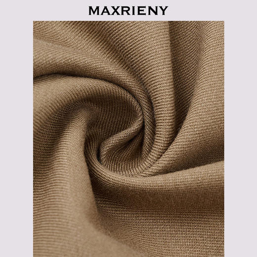 MAXRIENY2024简约摩卡色短裤(货号:MS85PA030) 商品图4