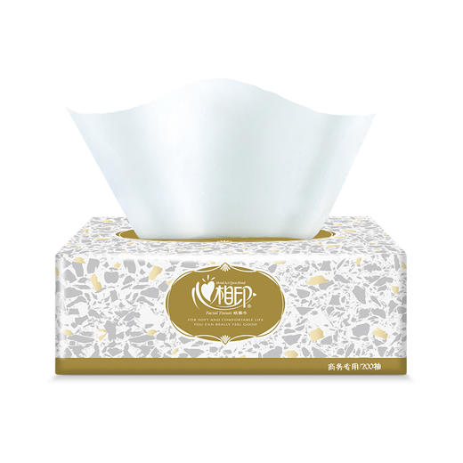 心相印 D200商用（金色）盒装纸面巾（36盒）-rxs 商品图3