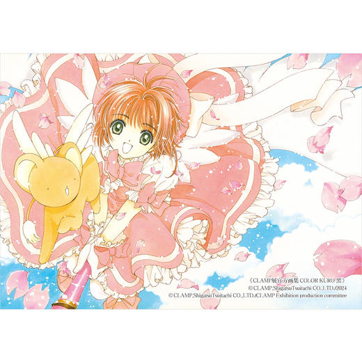 现货+实拍！满100元加赠1张天角纪念卡【双册特典版】CLAMP展官方画集黑白套装附2张冷烫工艺包边色纸+随书赠品：复制画卡《黑》《白》各3款 COLOR KURO SHIRO 商品图5