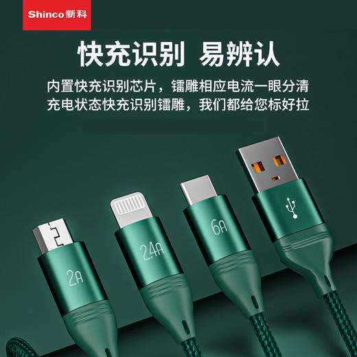 新科/Shinco一拖三快充数据线GT23—rxs 商品图2