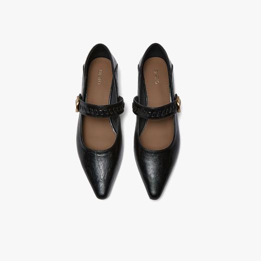 【云粉节】BF楼百思图2026春季新款尖头粗跟玛丽珍鞋小皮鞋女单鞋F5177AQ6吊牌价699，现价399 商品图6