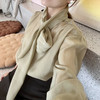 2509114    韩国🇰🇷飘带衬衫 天丝 商品缩略图12