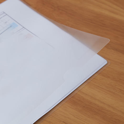 办公文具硬质胶套文件夹文件袋资料保护袋文件卡套A4透明文件单片夹 商品图4