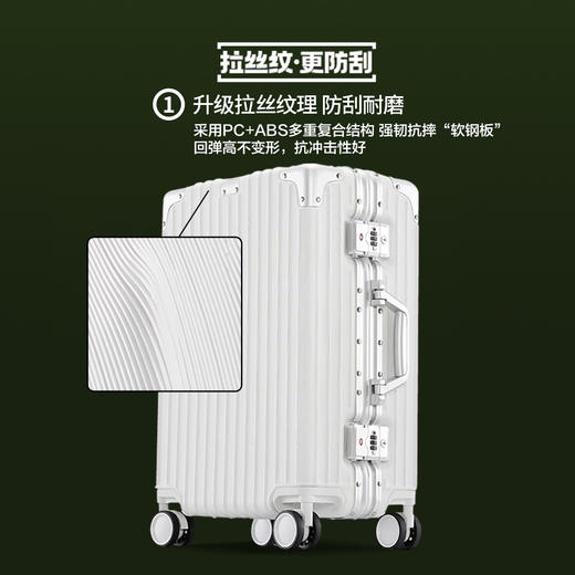 洛克兰遇见系列铝框箱CRX101C白色/黑色—rxs 商品图3