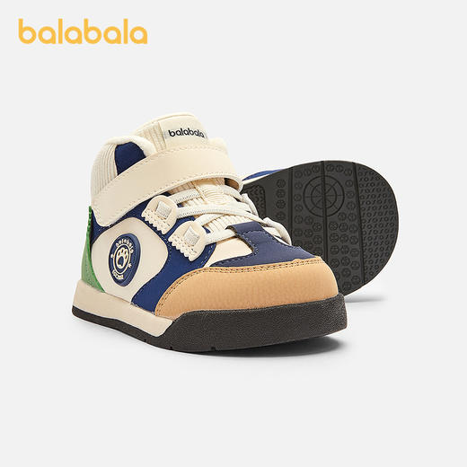 巴拉巴拉童鞋儿童板鞋男女童学步鞋鞋子2025新款春秋加绒休闲鞋潮 商品图1