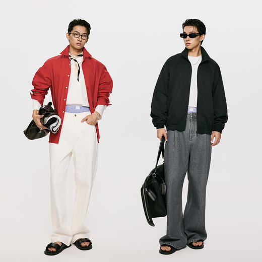 COTTON LAB【丝滑之旅】质感丝滑简约设计圆领长袖基础T 商品图4