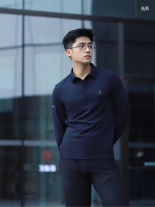 点此购买 比音勒芬春秋季男士防晒抗菌长袖Polo衫 ss 329654 商品图9