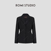 ROMI STUDIO“自我轮廓”桑蚕丝羊毛三粒扣廓形西装外套RWCAWW3709 商品缩略图4