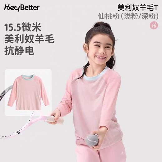（包邮）HeyBetter儿童新美丽奴羊毛长袖T（三种颜色） 商品图1