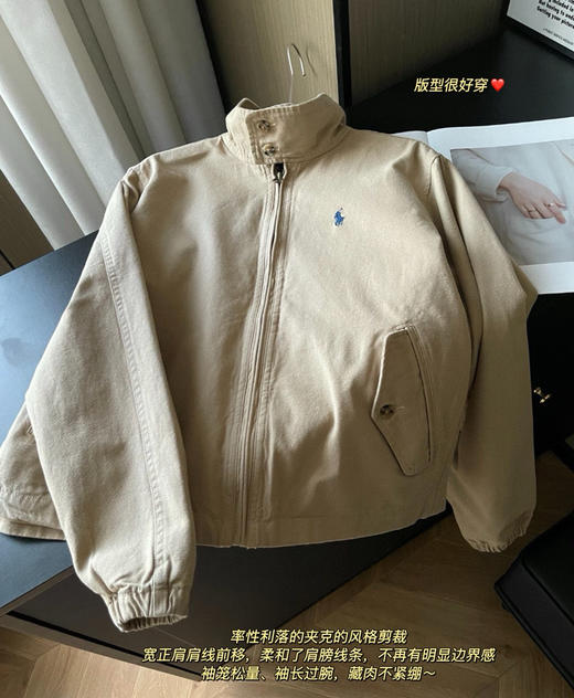 拉夫小马刺绣立领夹克外套0903 商品图9