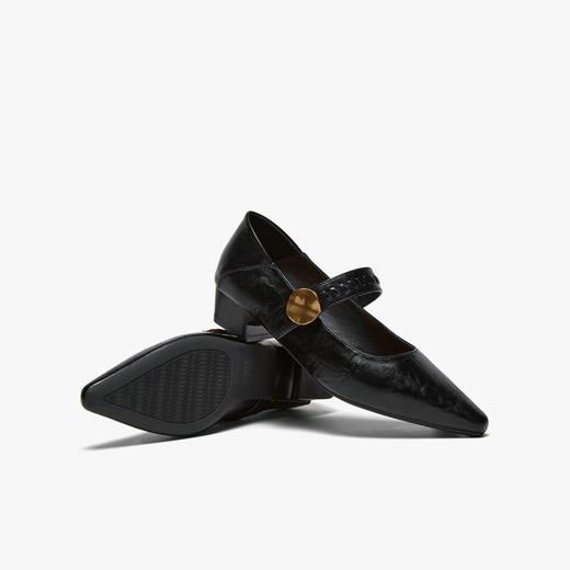 【云粉节】BF楼百思图2026春季新款尖头粗跟玛丽珍鞋小皮鞋女单鞋F5177AQ6吊牌价699，现价399 商品图8