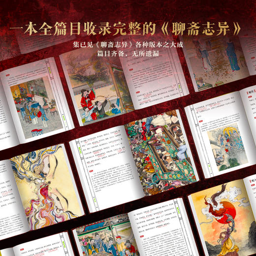 《聊斋志异》全注全译全本 精装彩图典藏版(上中下)，赠送三大好礼 商品图3