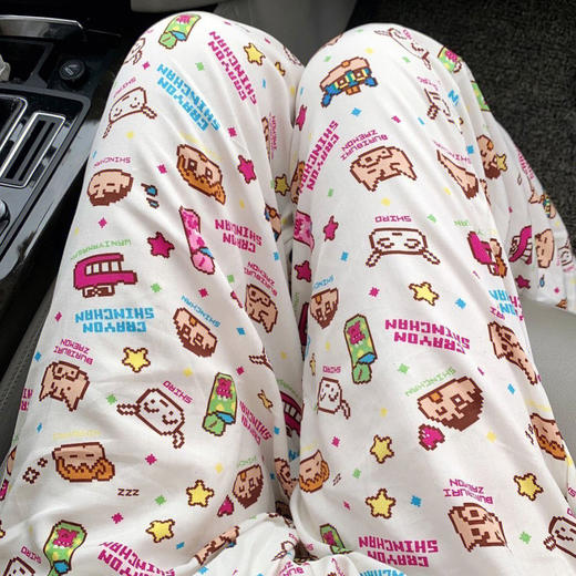 【柔软舒适】少女可爱睡裤女休闲直筒懒人裤春秋夏季薄款家居长裤可外穿遛弯裤。rb 商品图6