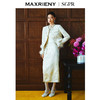MAXRIENY2025冬季新品贵雅新中式盘扣小香风千金羽绒服短款外套(货号:MS85DC518) 商品缩略图2