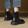 阿么手工女鞋羊皮时装靴高质感穿搭2025新款时尚秋冬百搭短靴5CM 商品缩略图3