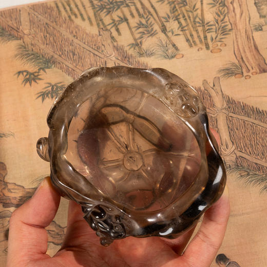 清	水晶荷花纹水洗 商品图3