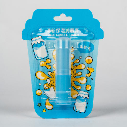 宜奈儿清新保湿润唇膏（牛奶香）甜漾水嫩润（草莓香） 3g（250550-250549） 商品图1