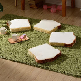 家居创意新奇面包坐垫厚切土司坐垫