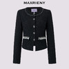 MAXRIENY2024冬时尚外套小香风粗花呢外套女秋冬气质修身女装(货号:MS85JA765) 商品缩略图4