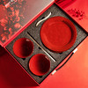 摩登主妇红色新婚结婚订婚礼物送新人闺蜜高级实用碗碟盘餐具套装 商品缩略图3