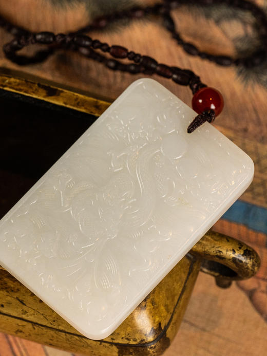 玉雕十二生肖牌挂饰 商品图2