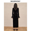 MAXRIENY复古率性拼接丝绒上衣打底衫(货号:MC88TP770) 商品缩略图2