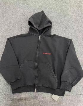 中性款字母连帽外套004