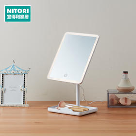 【家具】宿舍桌面LED化妆镜便携手持护肤镜