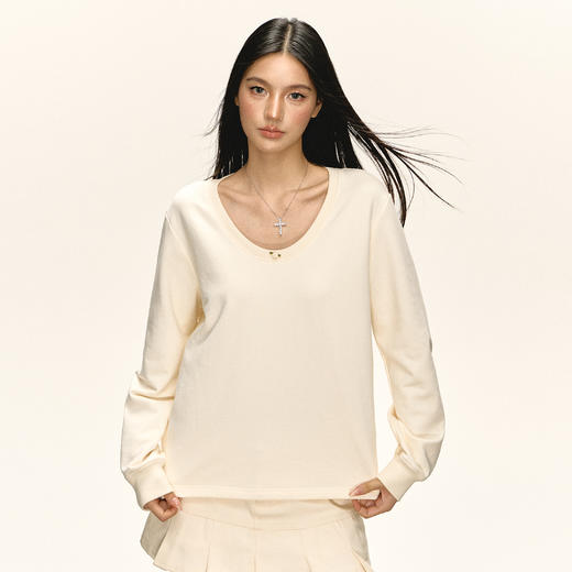 Ariseism 美式复古卫衣女秋季新款宽松上衣 商品图1