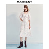 MAXRIENY2025夏连衣裙新款碎花公主连衣裙中长裙泡泡袖显白裙子(货号:MF86DR256) 商品缩略图1