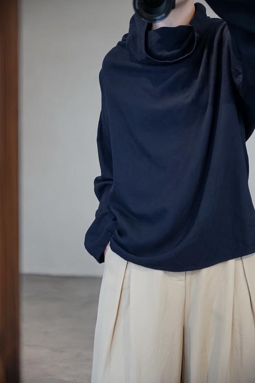 elsa esturgie2色堆领上衣 商品图1