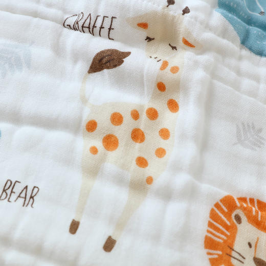 家用全棉洗澡巾泡泡纱纯棉卡通浴巾 商品图3