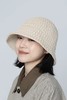 Say Something 双面用百搭奶油色编织渔夫帽 21261 商品缩略图2