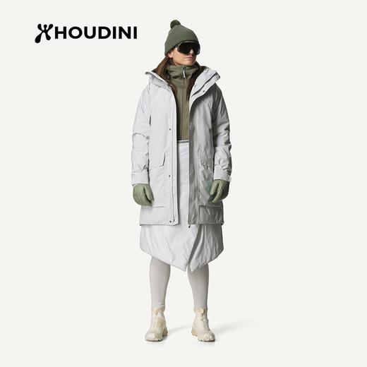 HOUDINI胡丁尼  Fall in Parka 立秋 户外女款保暖棉服带帽大衣外套148514 商品图2