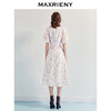 MAXRIENY2025夏连衣裙新款碎花公主连衣裙中长裙泡泡袖显白裙子(货号:MF86DR256) 商品缩略图3