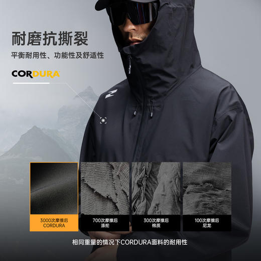 【新品上新】j01二代极简硬壳考杜拉冲锋衣轻量舒适徒步户外通勤穿搭 商品图3