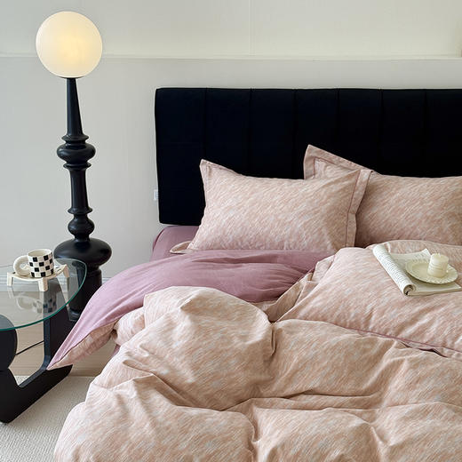 20%棉加厚暖绒磨毛四件套 秋冬新款床单被套     A-5403  加倍生活 商品图6