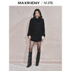 MAXRIENY【商场同款】纯色羊毛外套24秋围脖蝴蝶结领收腰系带设计(货号:MS85CT756) 商品缩略图1