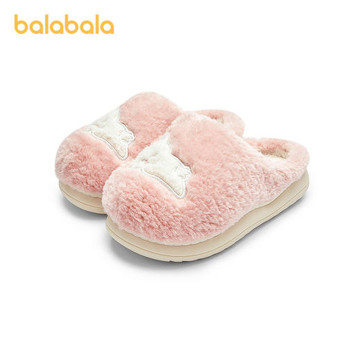 巴拉巴拉儿童棉拖鞋男女童宝宝2025秋冬家居棉鞋保暖可爱动物鞋子 商品图4