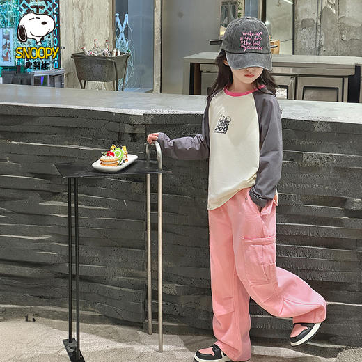 【清仓捡漏】【130-140】【史努比】女童春秋长袖T恤 商品图3