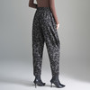 XBMY-F508时尚豹纹印花花苞裤女秋季2025年新款韩版气质高腰女士潮流裤子 商品缩略图3