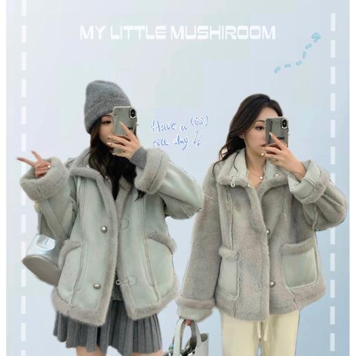 现货 阿尔卑斯 冬日限定氛围 麓皮机车外套 商品图0